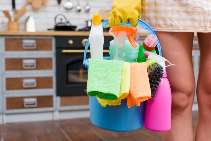 Composés organiques volatils dans les produits de nettoyage